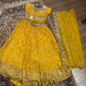 Selling Yellow Indian Lehenga Dress